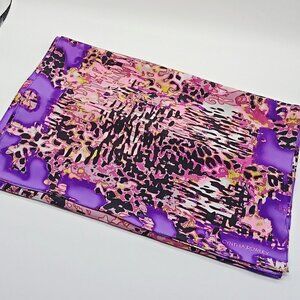 Cynthia Rowley Splatter Print Oblong Silk Scarf
